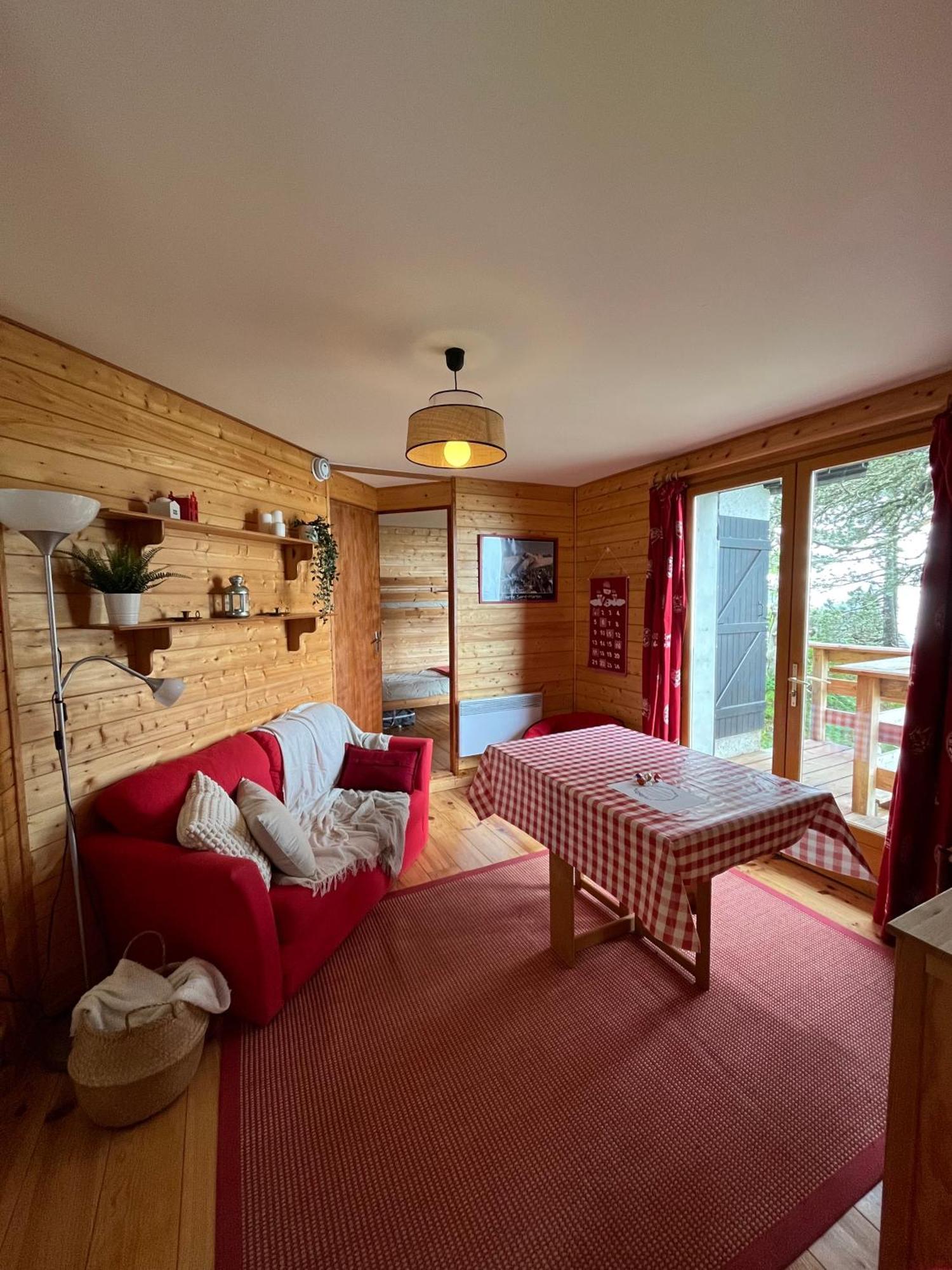Chalet Des Myrtilles - Chalet Cosy Avec Vue Arette Exterior photo